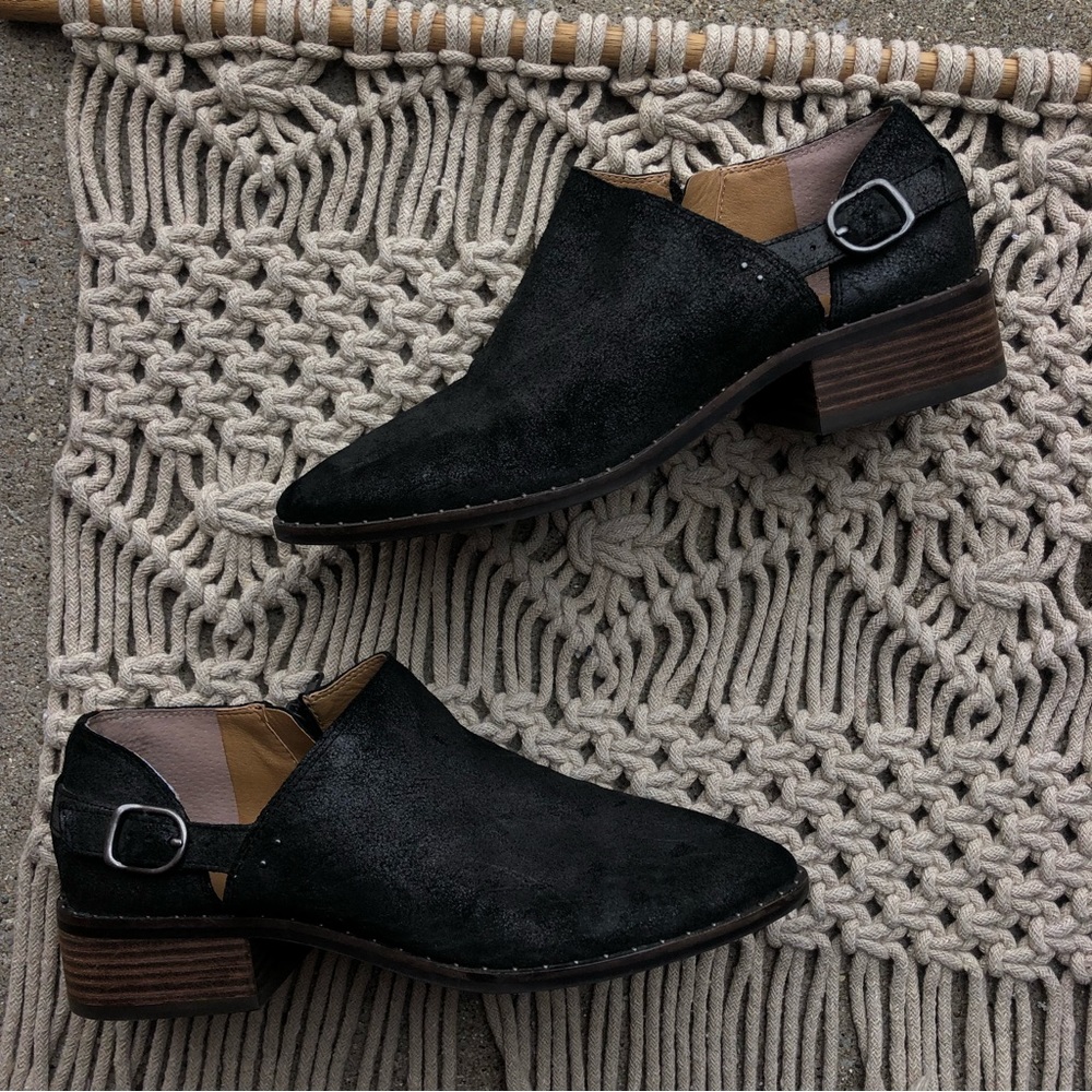 Lucky Brand Black Booties Size 8.5